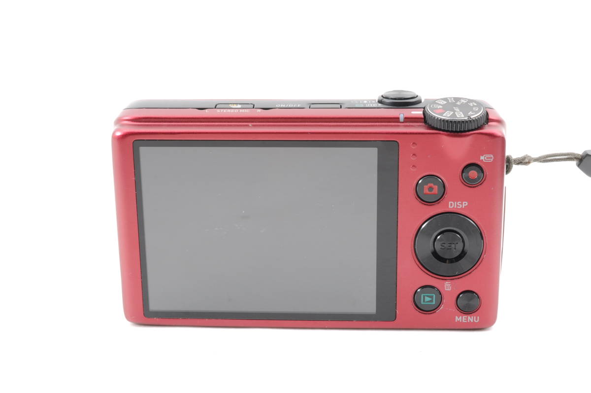 動作品 カシオ Casio EXILIM EX-ZR310 エクシリム 赤 レッド コンパクトデジタルカメラ 充電器付 管N7939_画像7