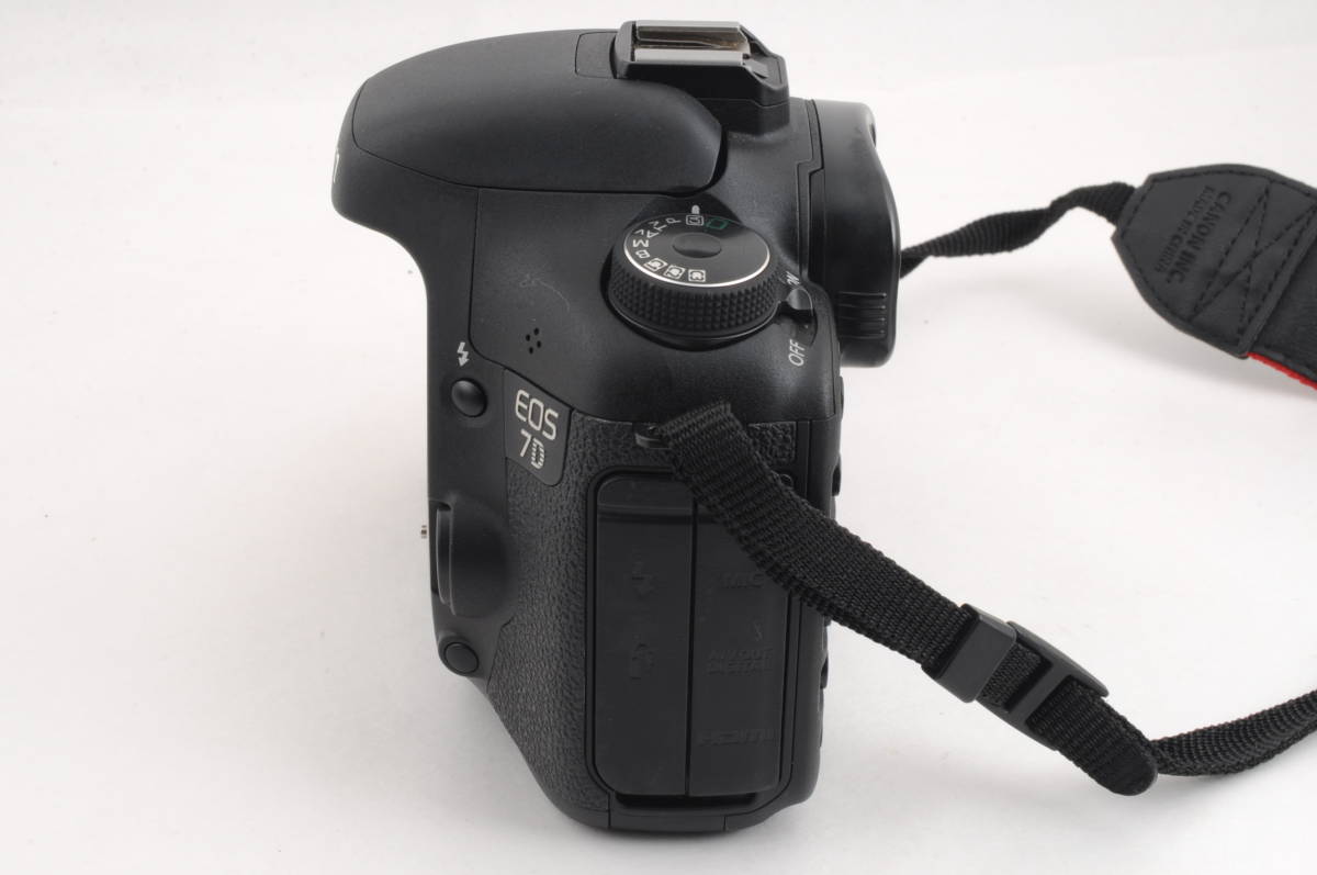 シャッター回数 309回 動作品 キャノン Canon EOS 7D ボディ デジタル一眼カメラ 充電器付 管K5564_画像4