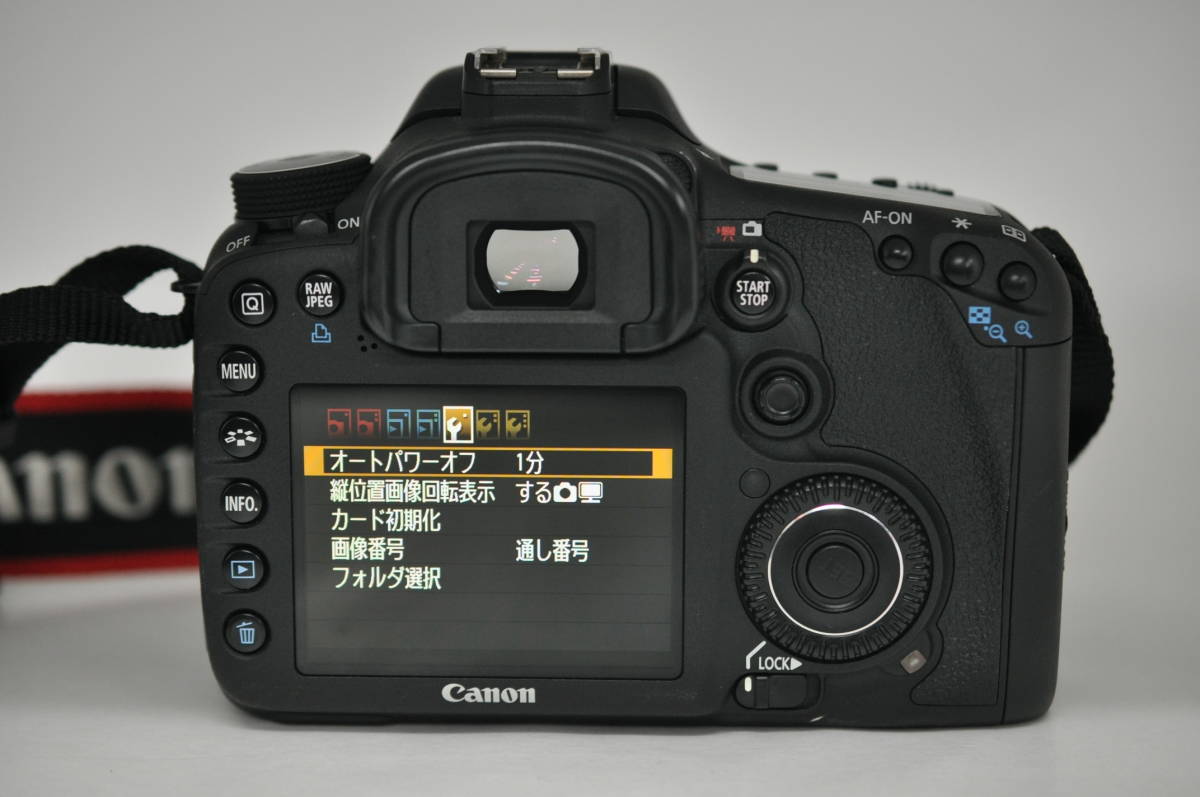 シャッター回数 309回 動作品 キャノン Canon EOS 7D ボディ デジタル一眼カメラ 充電器付 管K5564_画像8