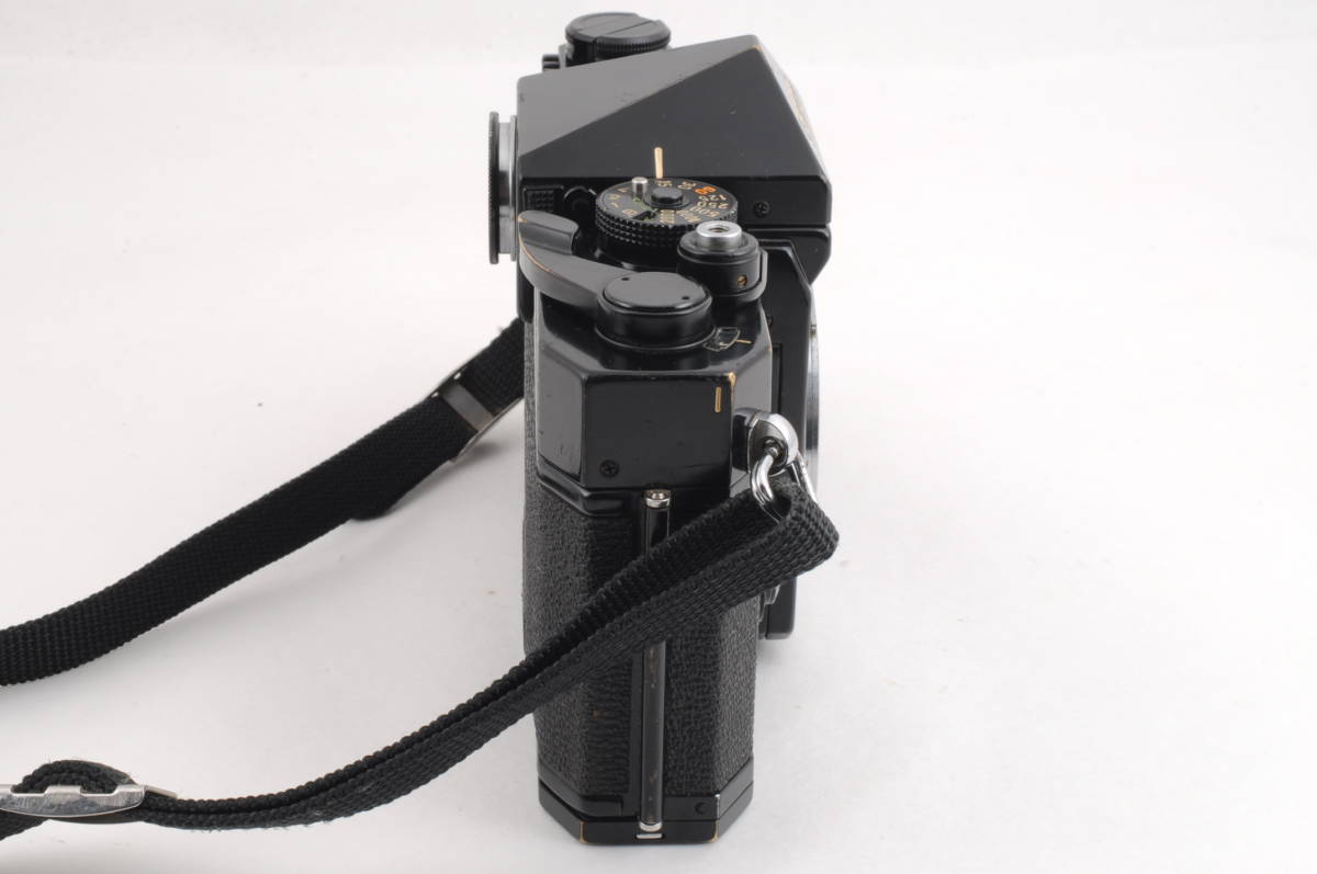 動作品 キャノン Canon F-1 ボディ 黒 ブラック MF 一眼レフ フィルムカメラ 管K5579_画像3