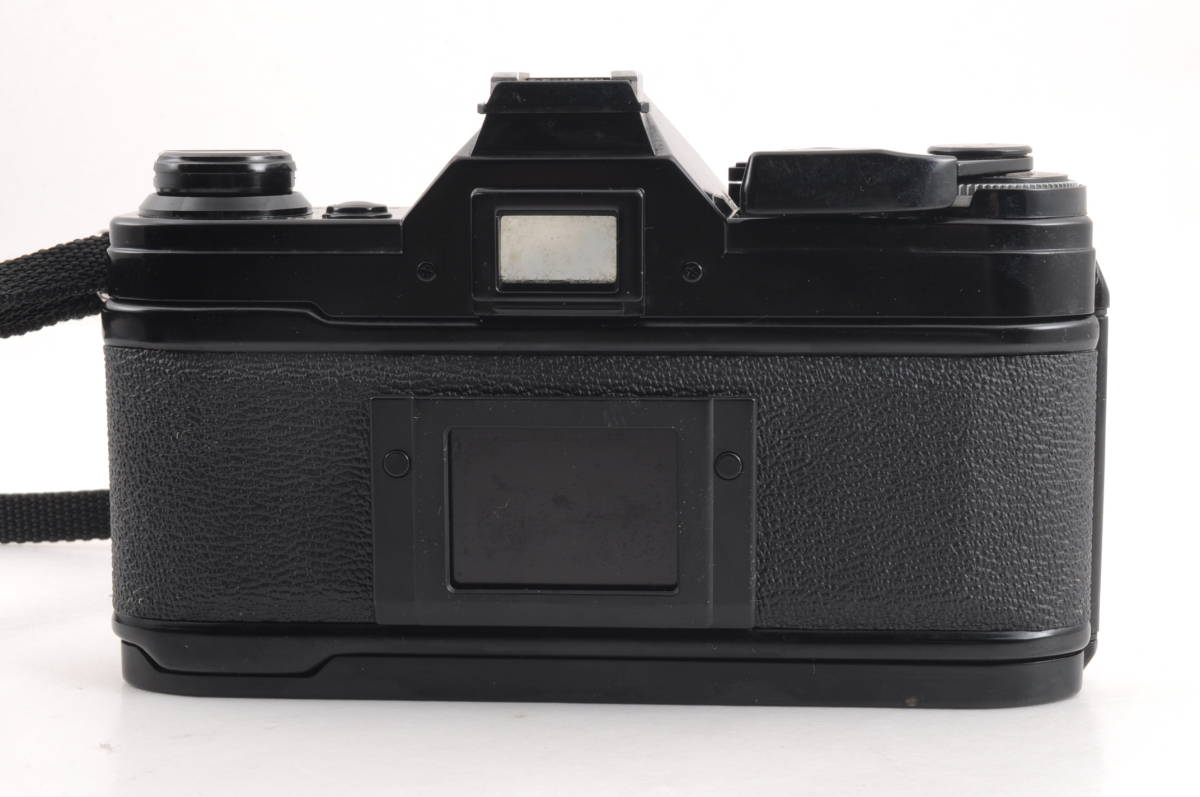 シャッター鳴き無し 動作品 キャノン Canon AE-1 ボディ 黒 ブラック MF 一眼レフ フィルムカメラ 管K5765_画像7