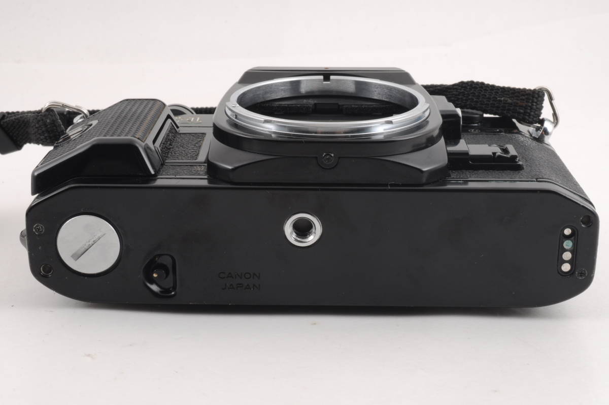 シャッター鳴き無し 動作品 キャノン Canon AE-1 PROGRAM ボディ 黒 ブラック MF 一眼レフ フィルムカメラ 管K5766_画像6