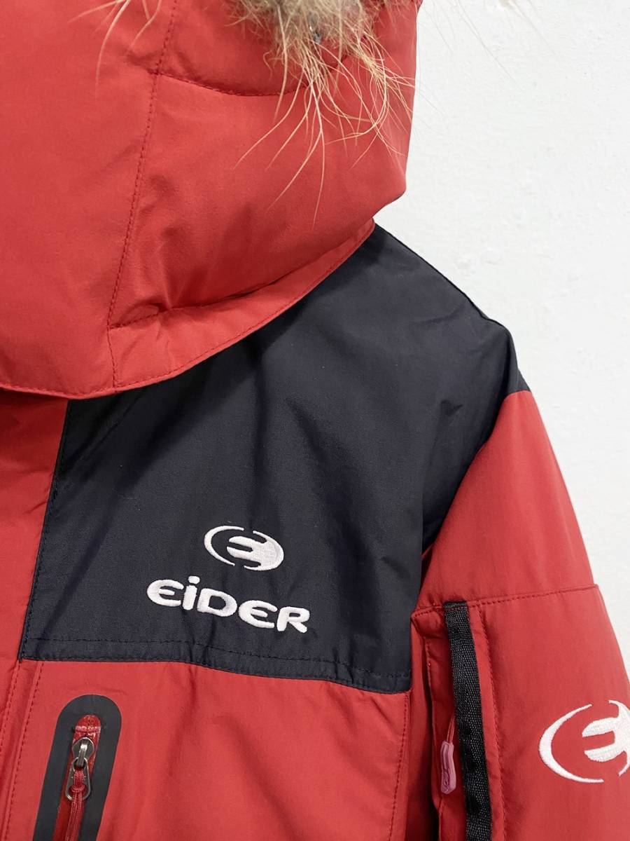 (T2518) EIDER 800+ WINDSTOPPER ダウンジャケット メンズ M サイズ 正規品_画像3