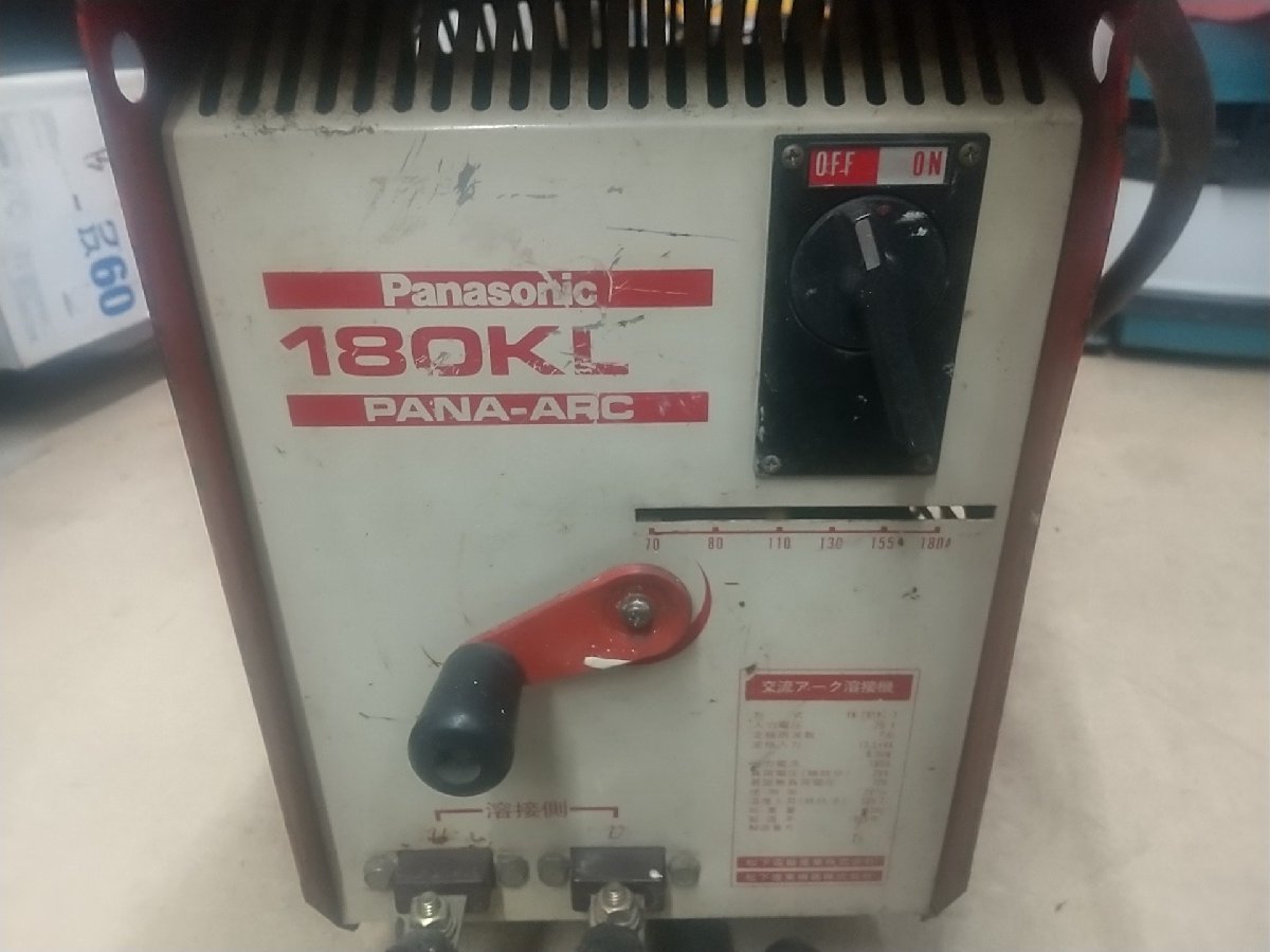 [ pickup limitation ][ secondhand goods ]Panasonic alternating current arc welding machine YK-186KL-3 IT8DCL49Q2L2
