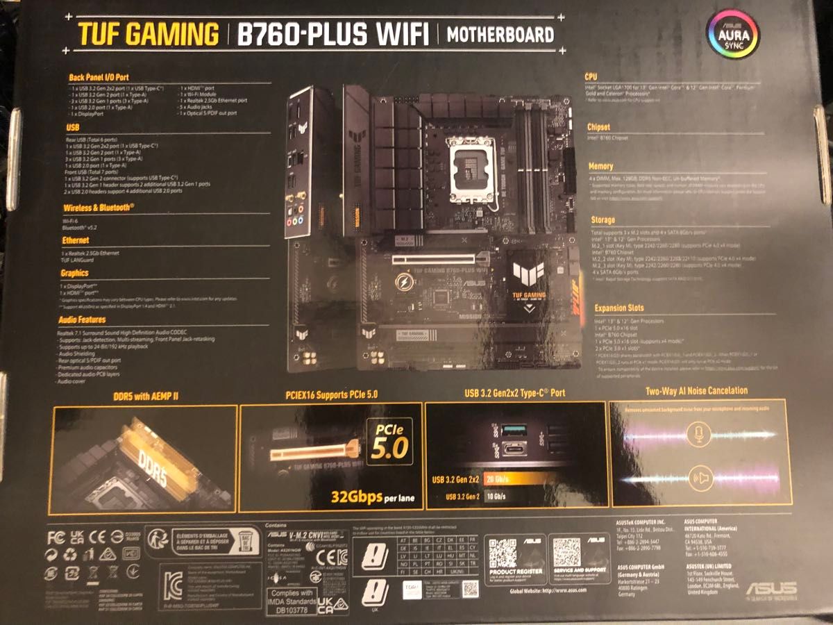 ASUS TUF GAMING B760-PLUS WIFI【訳あり/保証あり】|Yahoo ASUS TUF GAMING B760-PLUS WIFI【訳あり/保証あり】|Yahoo