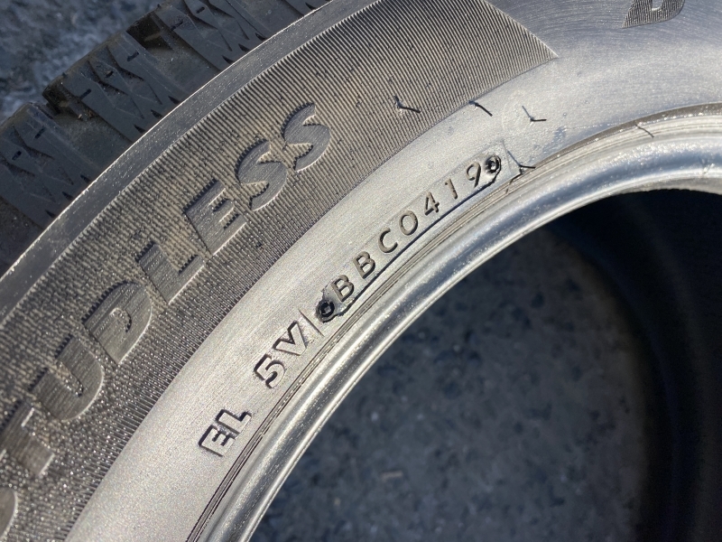 ブリヂストン ブリザック VRX2 235/50R18 2019年 4本 アルファード ヴェルファイア レクサス LS460 デリカD5 エルグランド スイカイライン_画像8