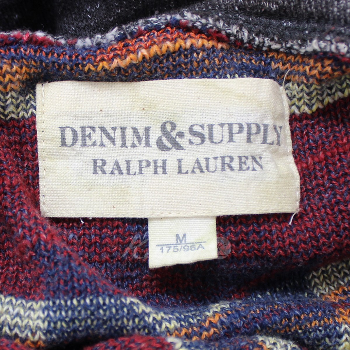 DENIM ＆ SUPPLY Ralph Lauren　 ネイティブ柄 ニット 切替 パーカー　　 ：8056000172935_画像4