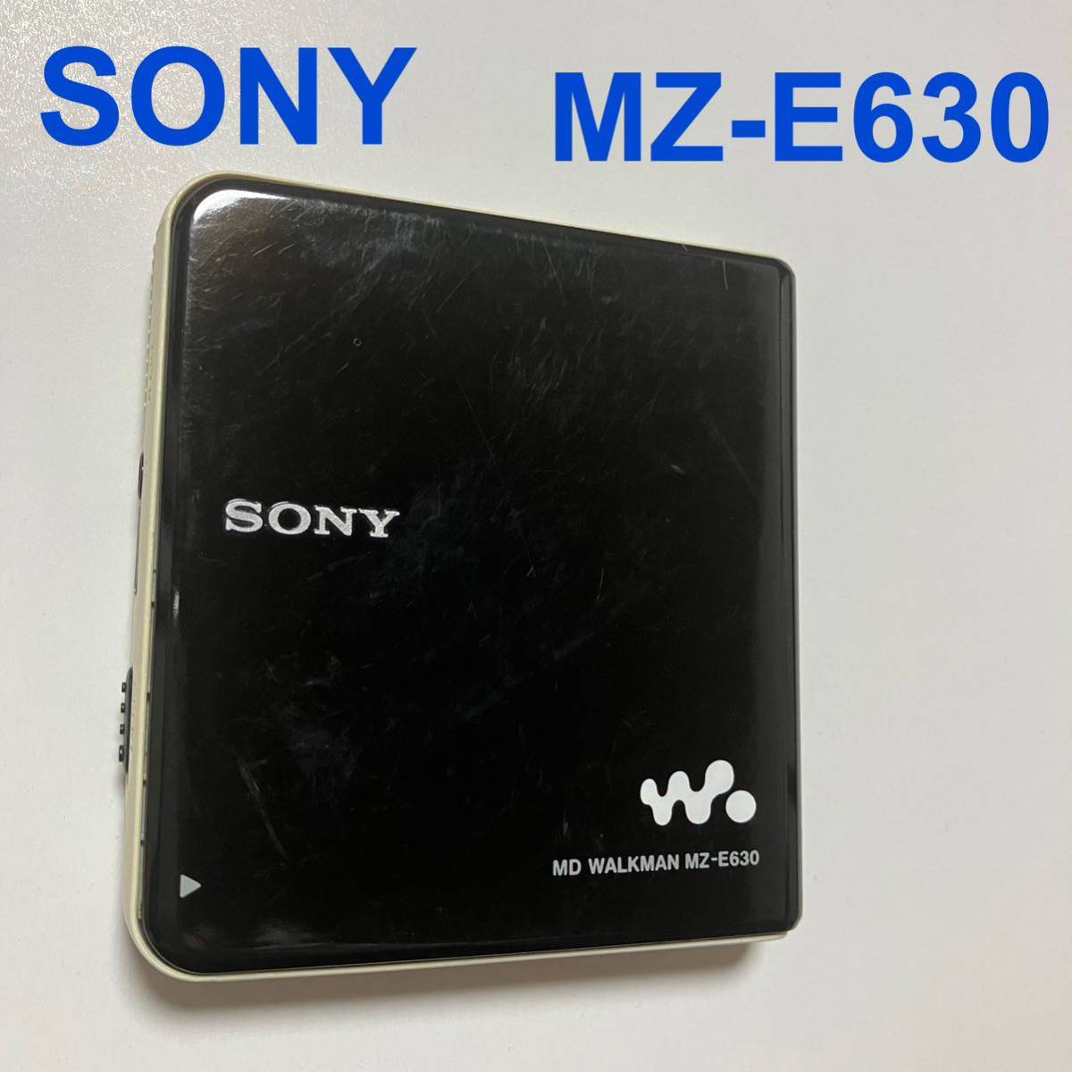 【動作品】SONY ソニー MZ-E630 MDウォークマン ポータブル MDプレーヤー ブラック_画像1