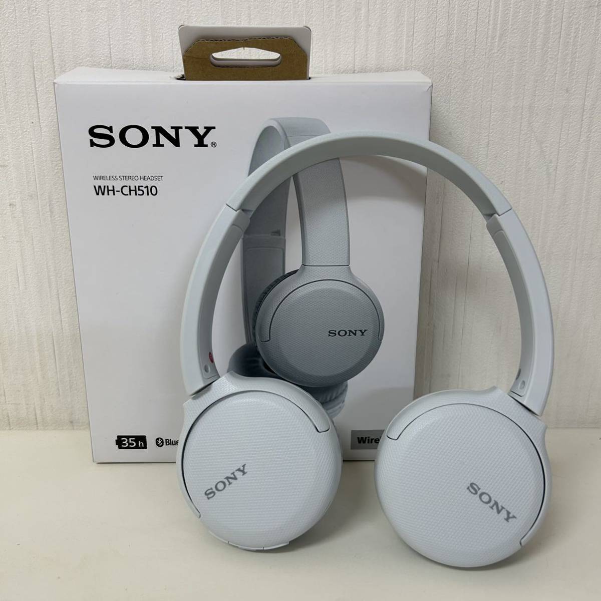 Sony Sony WH-CH510 Wireless Headphones White On Ear