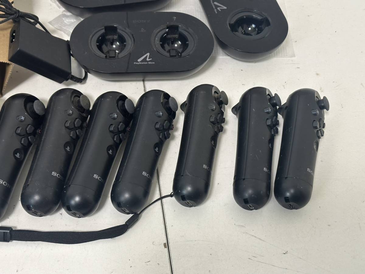 【SONY PS3 ナビゲーションコントローラー 本体 11個セット Playstation Move 充電スタンド 大量まとめ】_画像3
