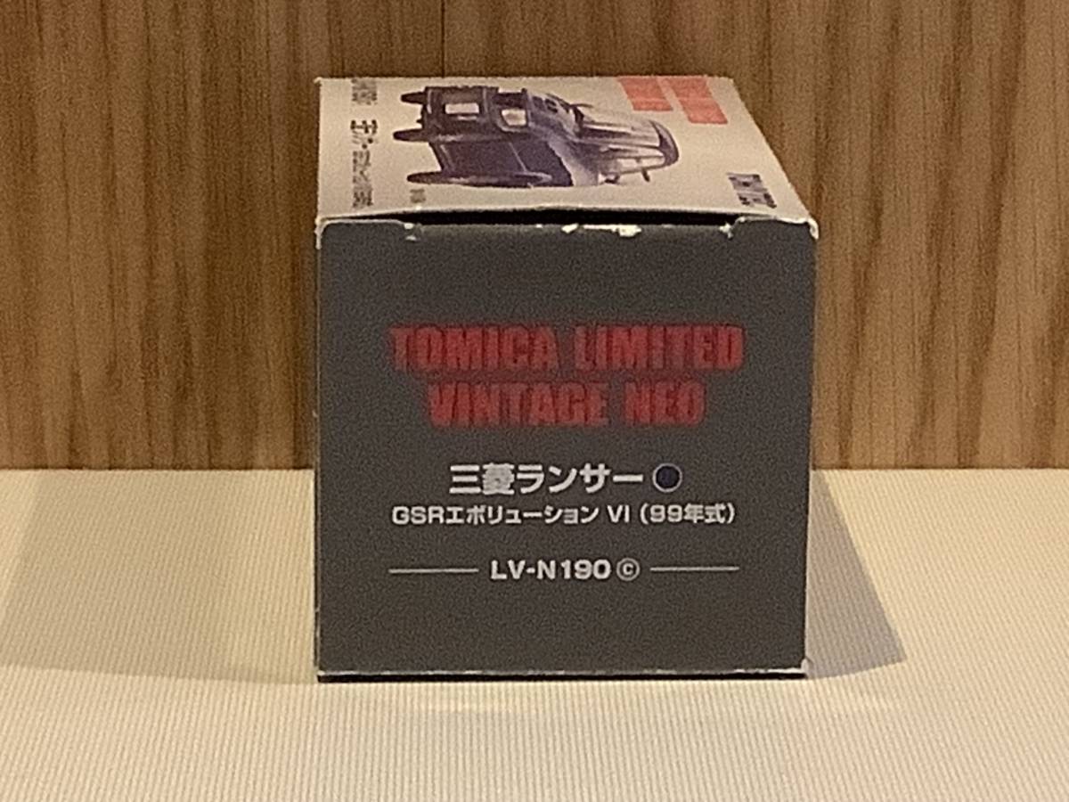 トミカリミテッドヴィンテージNEO LV-N190c 三菱 ランサー GSR エボリューション Ⅵ 99年式 トミーテック_画像2