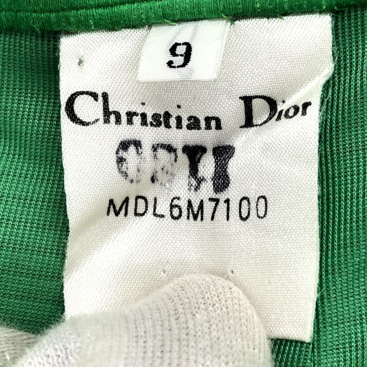 Christian Dior クリスチャンディオール ミニスカート 9号 スカート グリーン 原色 レディース ウィメンズ Y2K ファッション 古着 USED_画像6