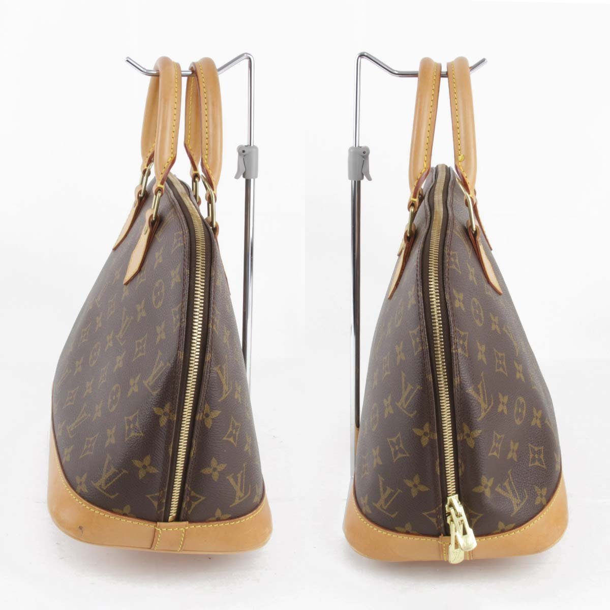 良品『USED』 LOUIS VUITTON ルイ・ヴィトン M51130 ハンドバッグ ブラウン モノグラムキャンバス_画像3