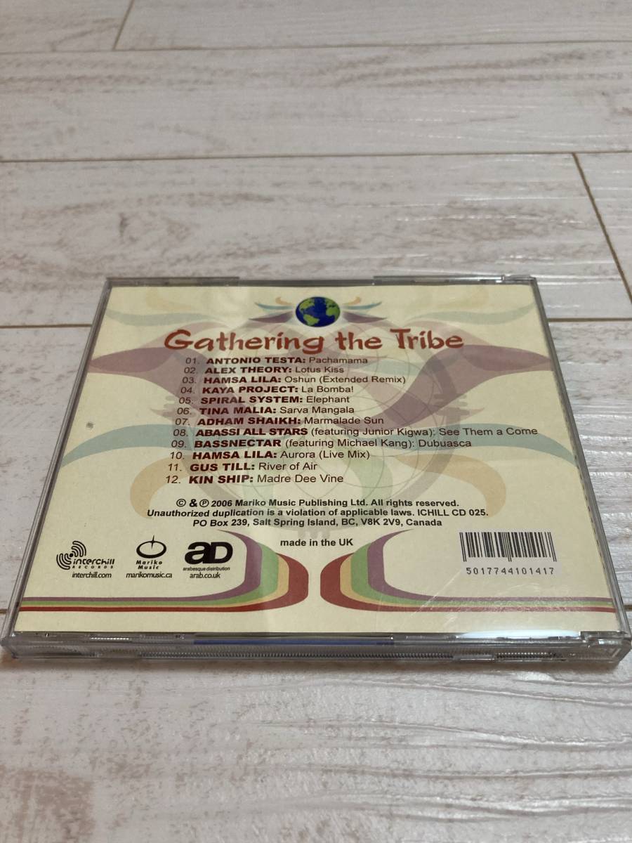 GATHERING THE TRIBE CD Interchill Dakini Records Adam Shake Gus Till ダキニ_画像2