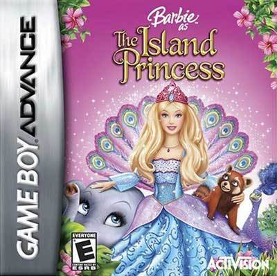 ★送料無料★北米版 Barbie Island Princess バービー アイランド プリンセス GBA_画像1