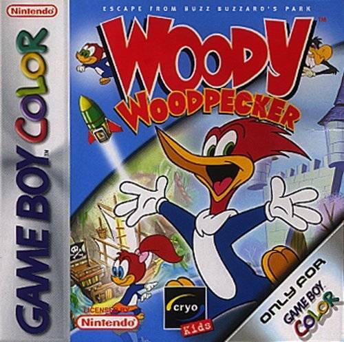 ★送料無料★北米版 Woody Woodpecker ウッディー ウッドペッカー ゲームボーイカラー
