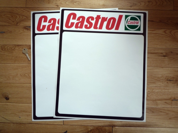 送料無料 CASTROL カストロール ステッカーセット 海外 400mm_画像1