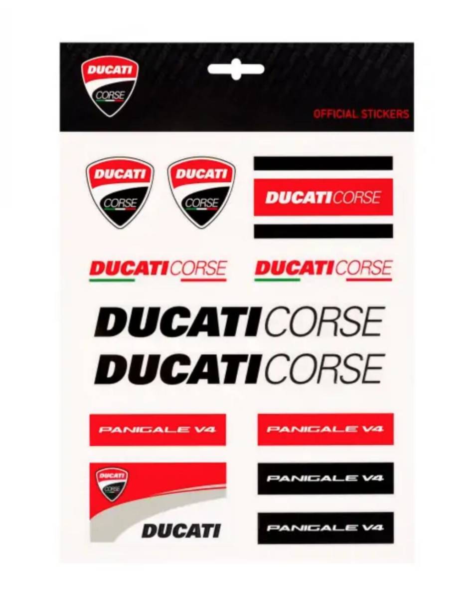 ★送料無料★Ducati Corse Racing MotoGP Sticker Set BIG ドゥカティ オフィシャル ステッカー デカール セット_画像1