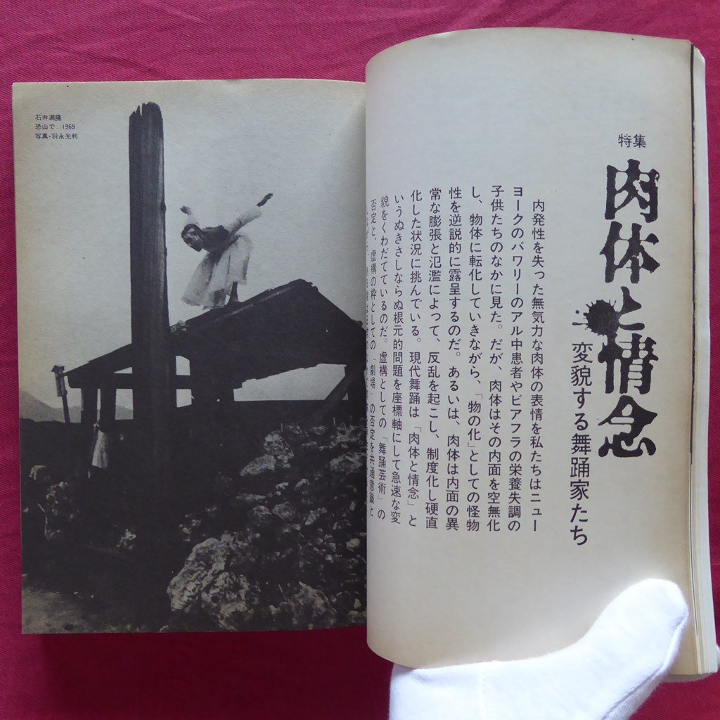 w21/美術手帖1970年6月号【特集：変貌する舞踏家たち/ベン・シャーン】土方巽/石井満隆/笠井叡/高橋彪/ジョナス・メカス/万博_画像7