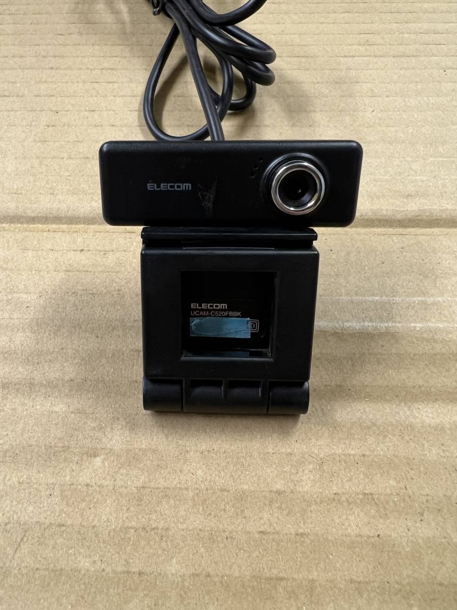 ELECOM 　高画質HD対応200万画素Webカメラ 　UCAM-C520FBBK 　(8)_画像1