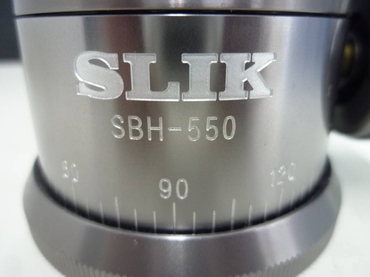 『美品』SLIK/スリック 自由雲台 SBH-550 GM 参考価格：23,760円_画像2