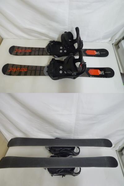 『中古品』JOYRIDE/ジョイライド ショートスキーセット 板・MINI 990（99cm）+ビンディング+ソフトブーツ（27cm）_画像2