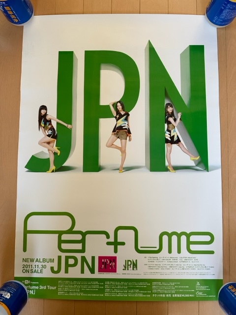Perfume　JPN　CD　B2サイズ告知ポスター　非売品　販促用　パフューム