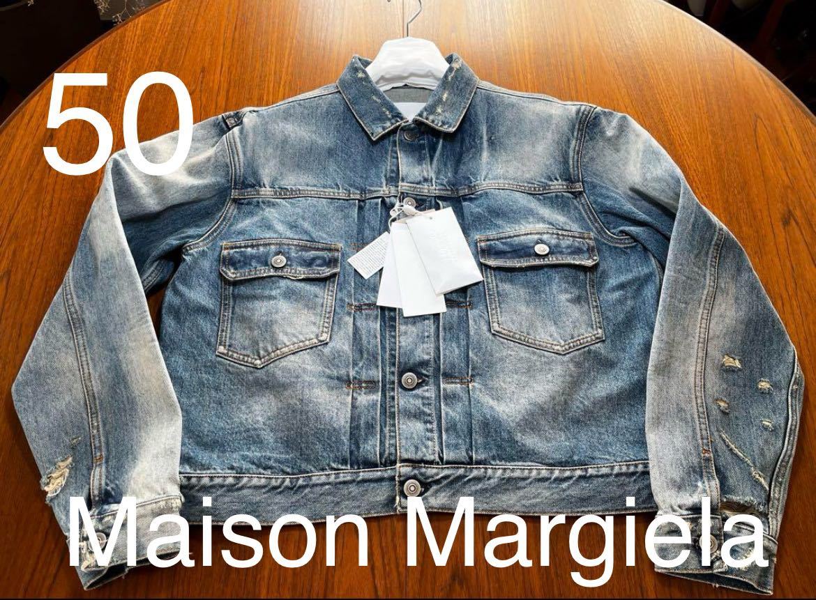 未使用 ハンガー付 23AW MAISON MARGIELA 2nd DENIM JACKET 未使用 ハンガー付 23AW MAISON MARGIELA 2nd DENIM JACKET
