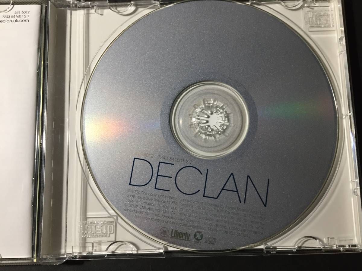 デクラン・ガルブレイス　Declan Galbraith　DECLAN　輸入盤　美品　ボーカル　イギリス　超レア　2002年_画像2