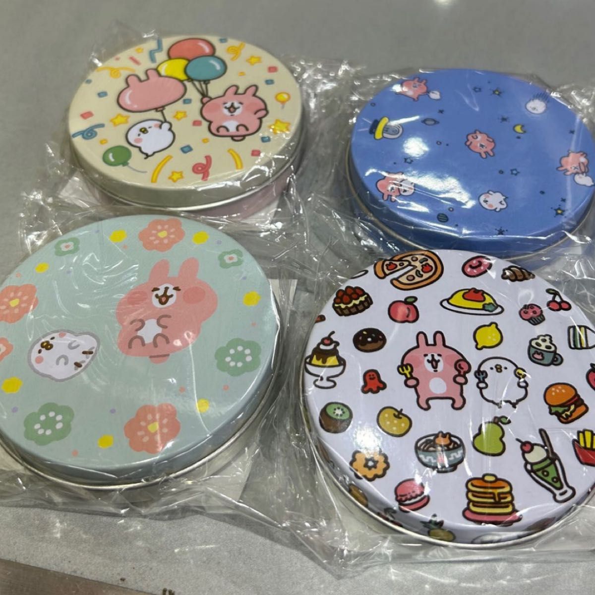 【最終値下げ】カナヘイの小動物 ゆるっと アミューズメント メモ帳入り缶ケース 全種類