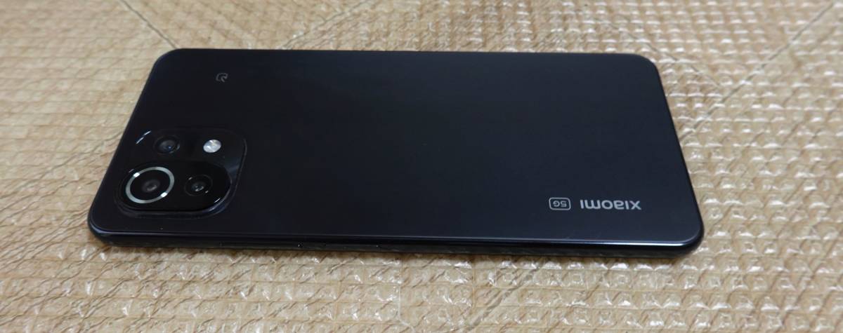 美品 Xiaomi Mi11 lite 5g 6 6GB+128GB トリュフブラック SIMフリー