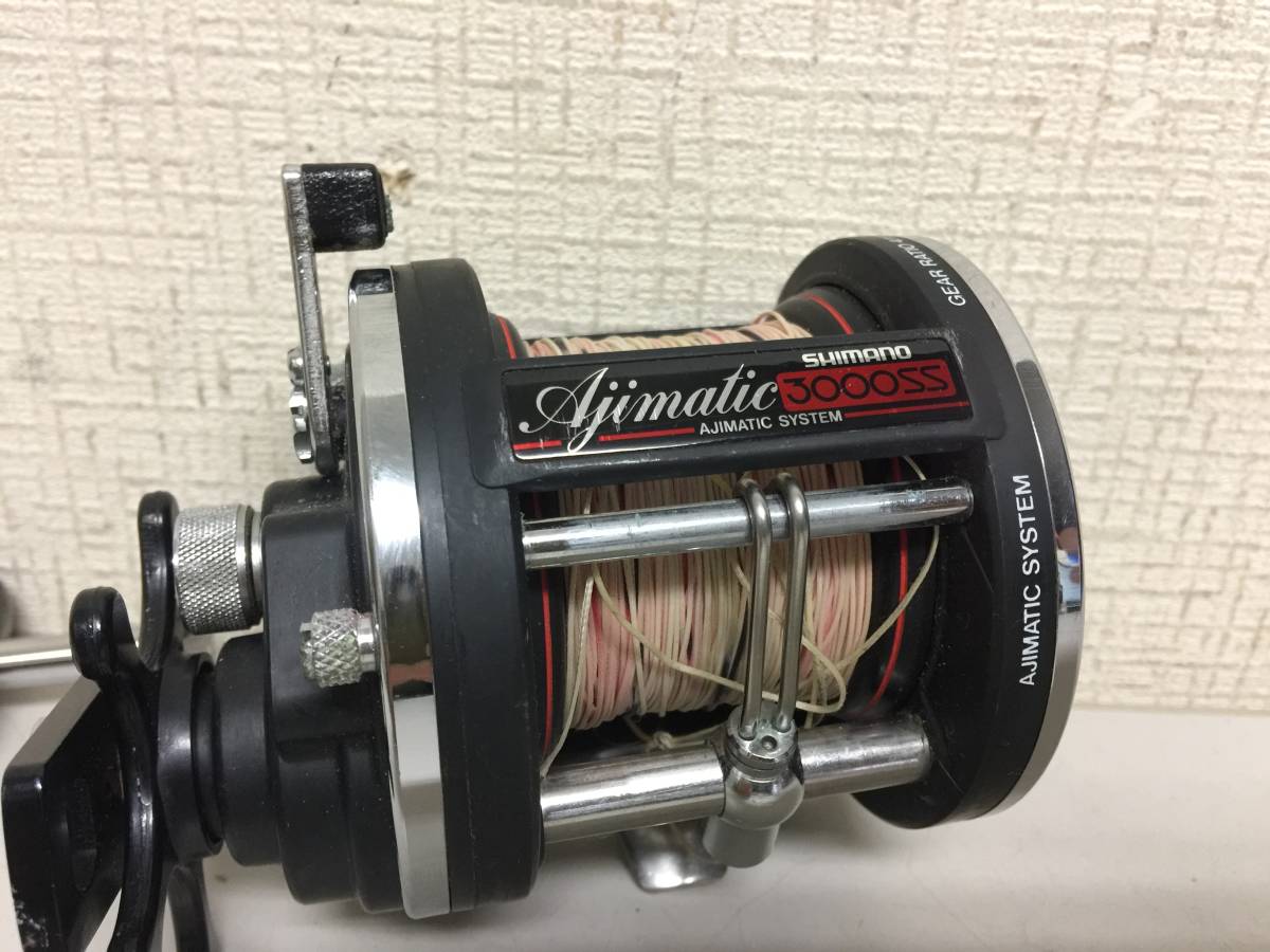 Shimano　シマノ　Ajimatic 3000SS　アジマチック　海船用　手動　ベイトリール　　　　C3.2_画像6