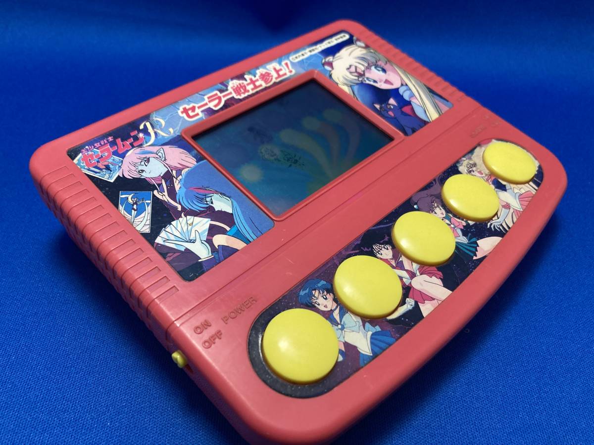 【動作メンテ品】LSIゲーム セーラー戦士参上！ 美少女戦士セーラームーンR ゲームウォッチ LCD バンダイ 携帯ゲーム レトロ_画像3