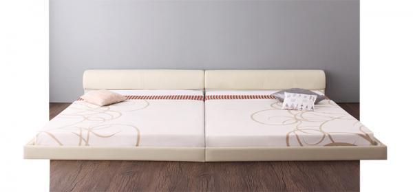  floor bed Serafiina premium bonnet ru coil with mattress wide K240 frame : ivory mattress : white 