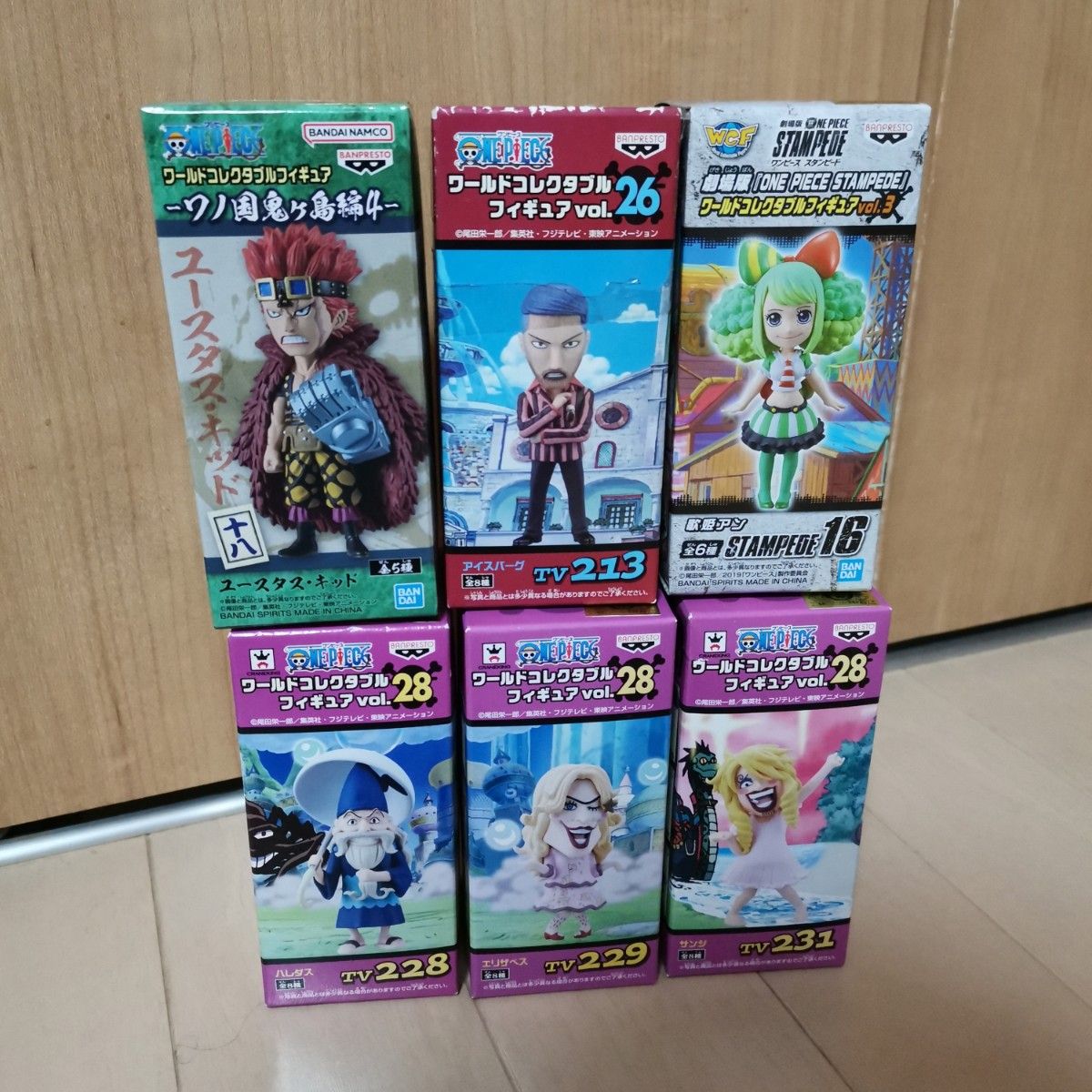 【新品】ワーコレ　ワンピース　6体セット コレクタブルフィギュア ONE PIECE