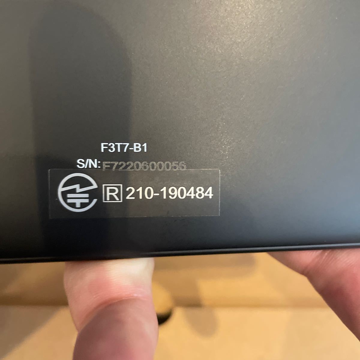 タブレット型 パーソナルコンピュータ F3T7-B1 未使用の画像6