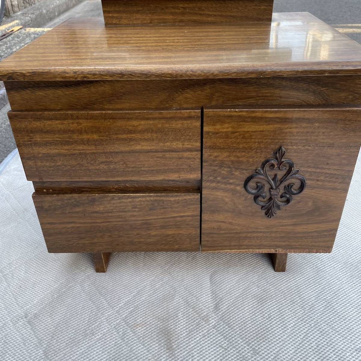 f*# Showa Retro / antique * dresser 39×39.5×127cm