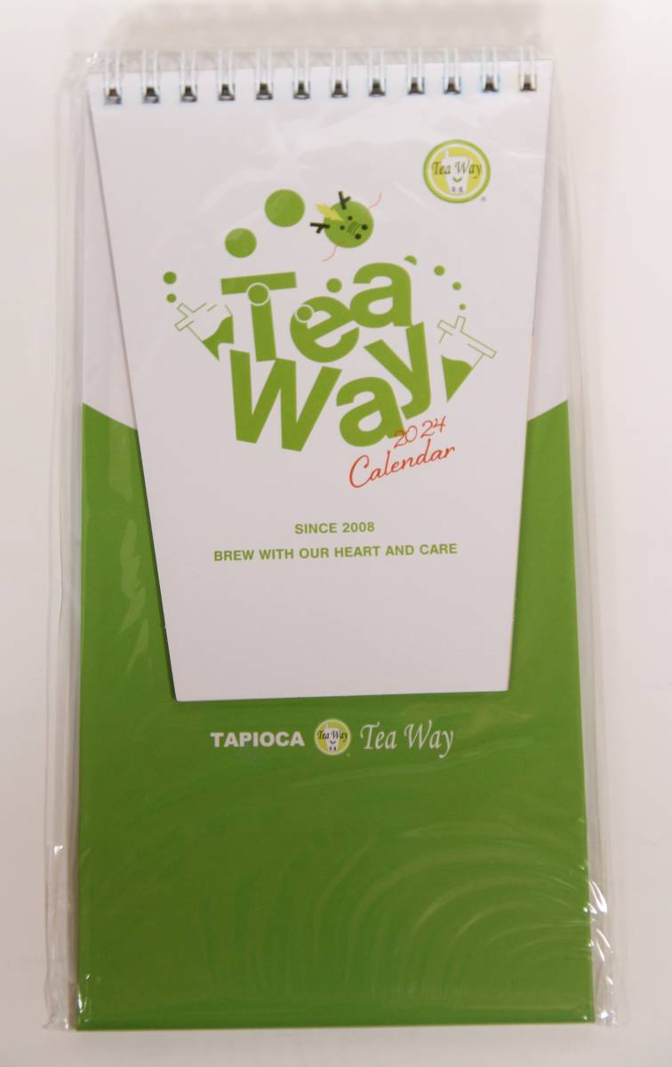 未使用 Tea Way 2024 卓上カレンダー ティーウェイ ディスクトップカレンダー 福袋 クーポン付き_画像1