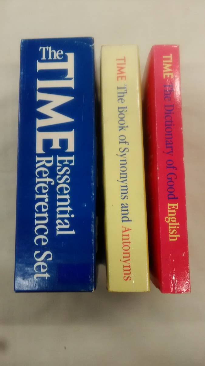  The TIME Essential Reference Set 2冊セット　TIMEの英語教材、英英辞典、単語集　Ybook-1533_画像3