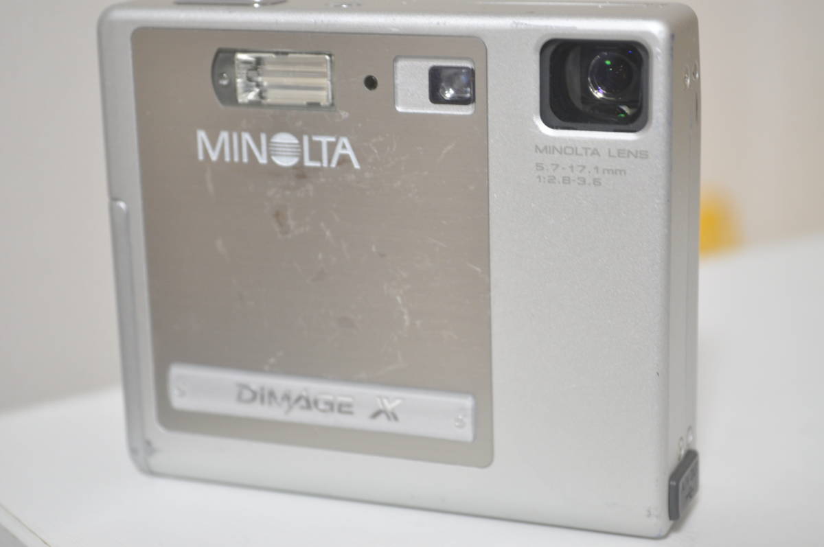 並品・光学きれい ミノルタ MINOLTA DiMAGE X シルバー ♯A4978_画像1