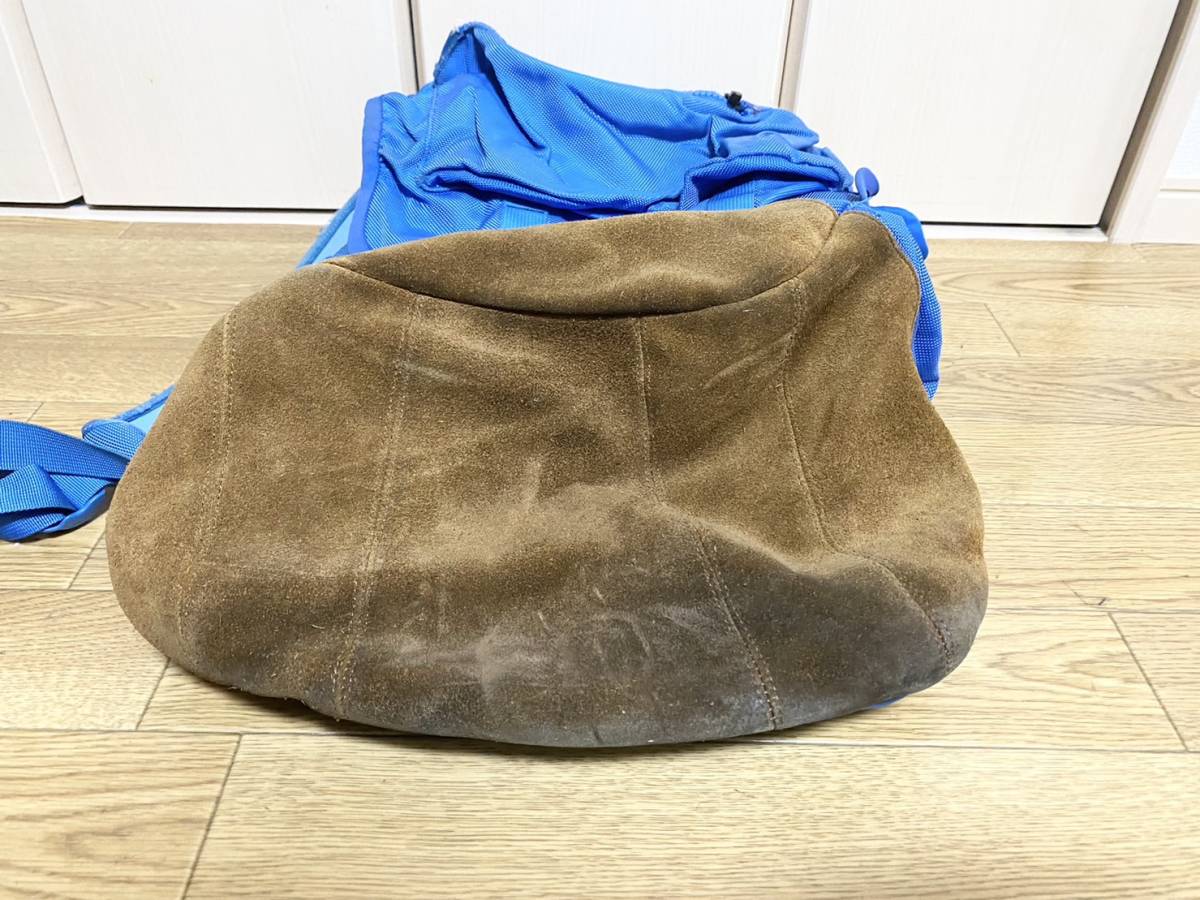 【現状品】visvim BALLISTIC BACK PACK バリスティック バックパック リュック ブルー青　ジャンク品_画像5