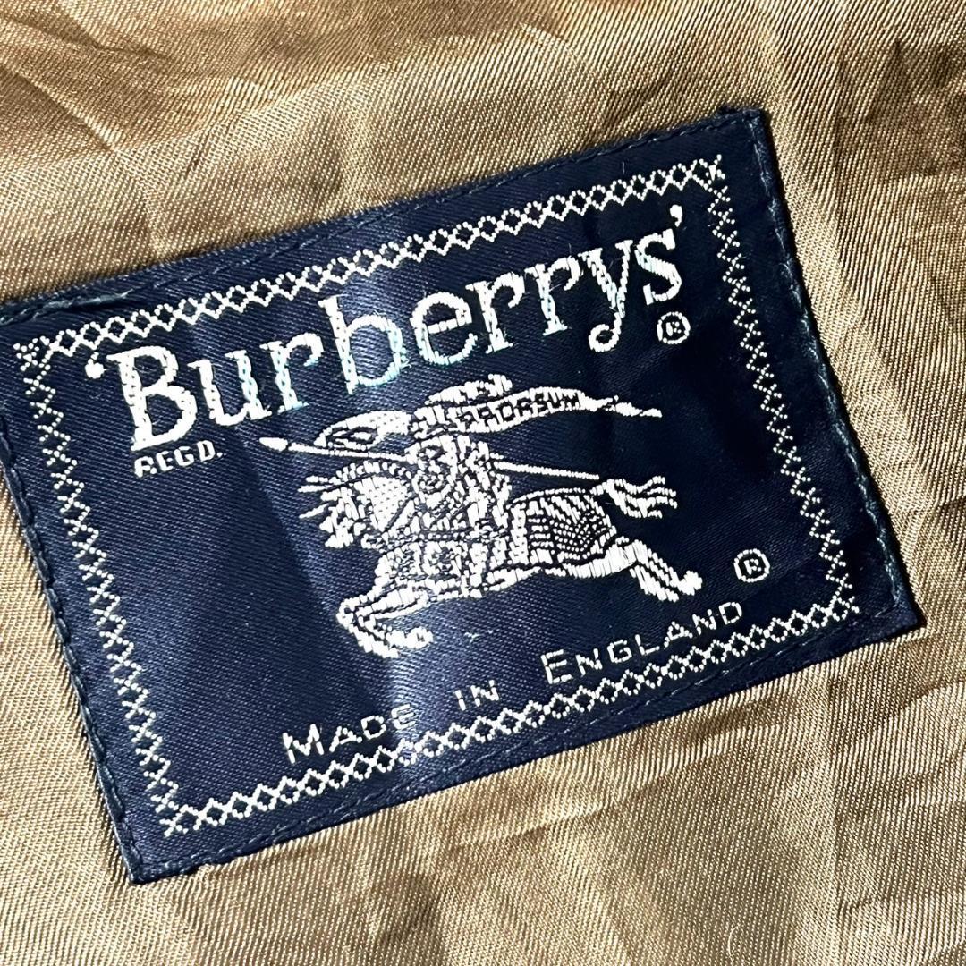 90s バーバリーズ Burberry 最高級ウール ステンカラーコート