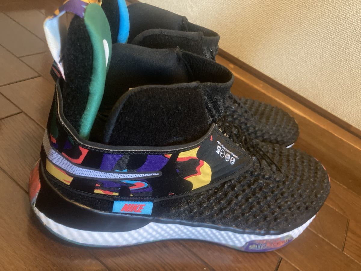 NIKE AIR ZOOM UNVRS FLYEASE 28cm 黒/ブラック　US10 美品　ナイキ　スニーカー　程度良好　USED バスケ　バッシュ　ラン　トレーニング_画像8