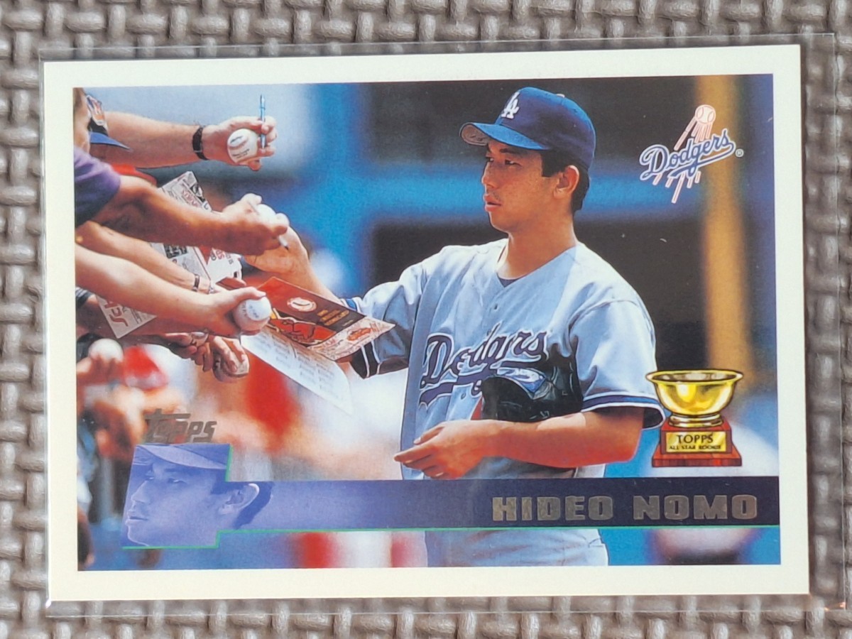 1996 Topps #136 HIDEO NOMO Topps All-Star Rookie Cup Los Angeles Dodgers Kintetsu Buffaloes_画像1