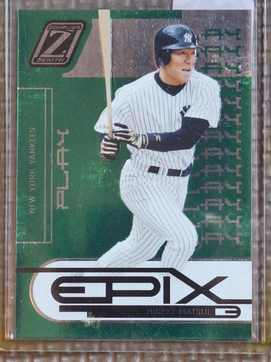 2005 Donruss Zenith #E-17 HIDEKI MATSUI Epix Play 047/150 New York Yankees Yomiuri Giantsの画像1