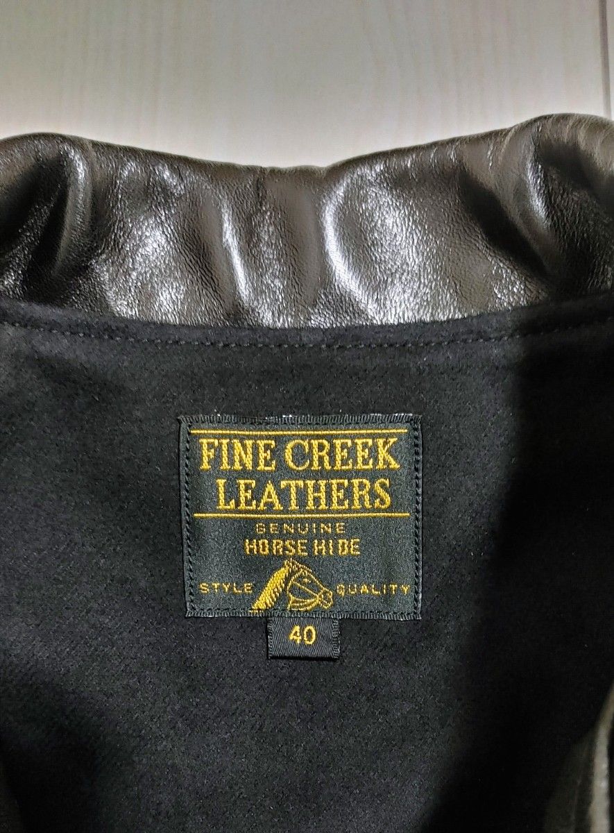 新品未使用未試着 ファインクリークレザーズ ノーク size40 新品未使用未試着 ファインクリークレザーズ ノーク size40
