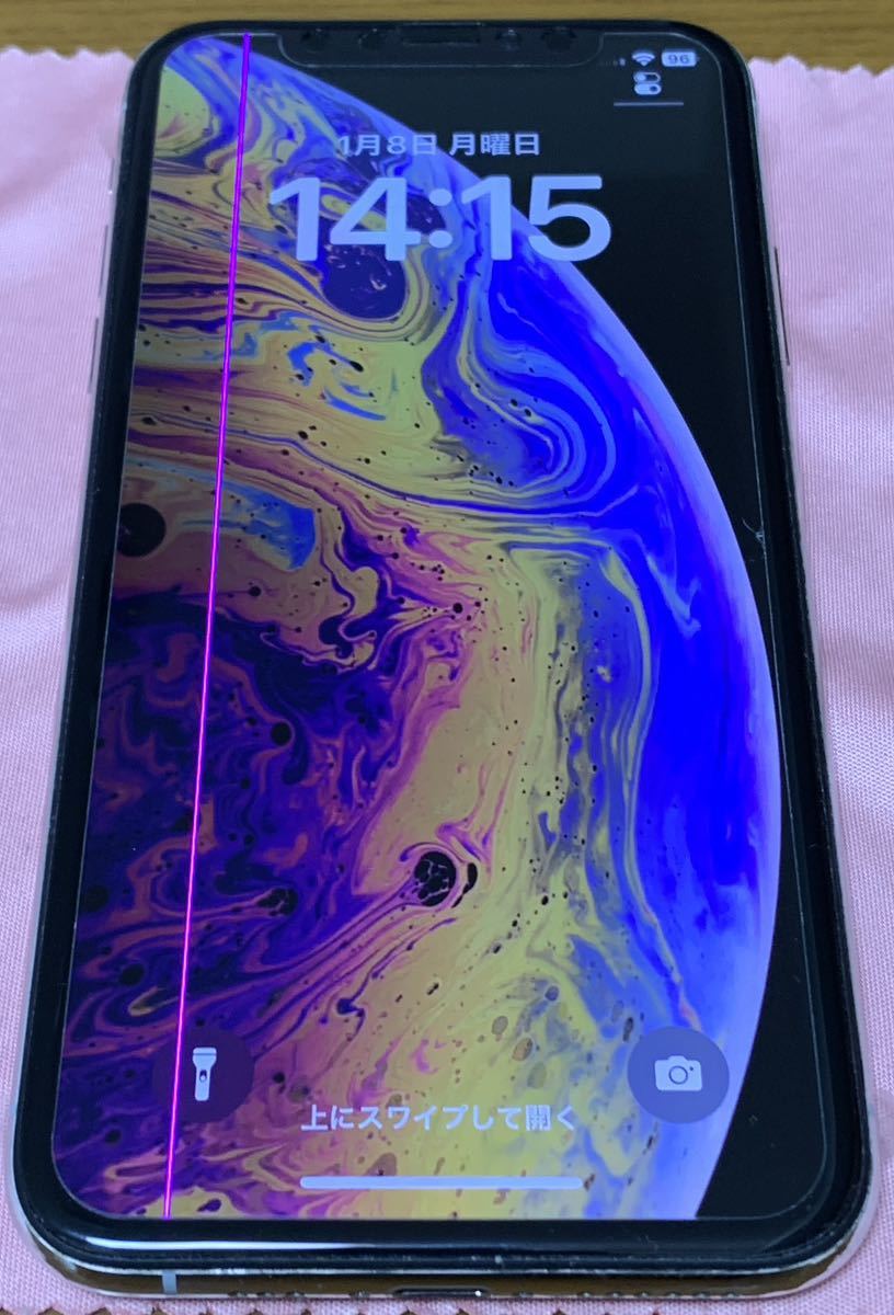 故障・美品】Apple iPhone Xs Silver 64GB SIM FREE【付属品未 故障・美品】Apple iPhone Xs Silver 64GB SIM FREE【付属品未
