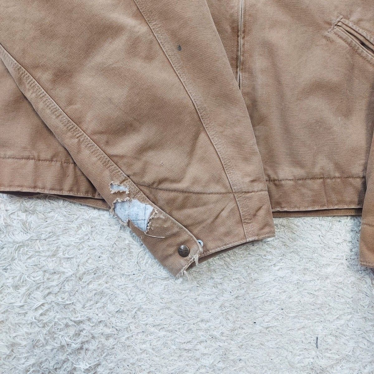 1-22【人気】Carhartt カーハート デトロイトジャケット企業ロゴ 1-22【人気】Carhartt カーハート デトロイトジャケット企業ロゴ