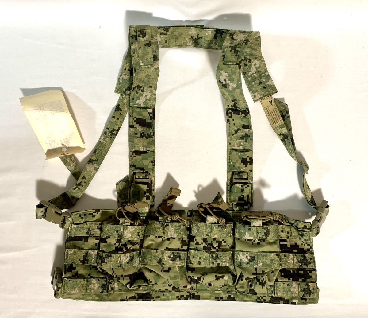 実物 米軍　米軍放出品　First Spear ファーストスピア Mk17 SCAR-H Chest Rig チェストリグ AOR2 SEAL DEVGRU SOCOM NSW 7.62mm 迷彩　