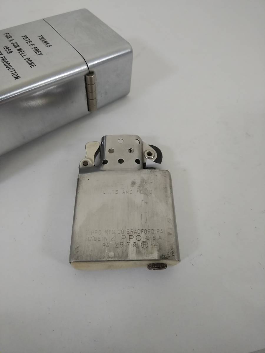 【送料無料】ZIPPO テーブルライター 1959年頃 / 卓上ライター_画像5